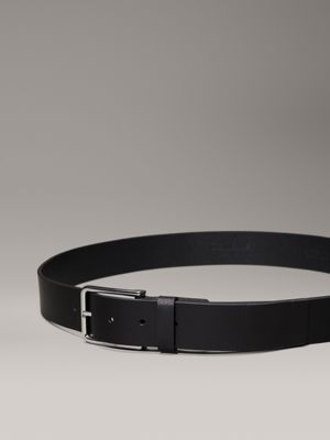 black leather belt gift pack for men calvin klein