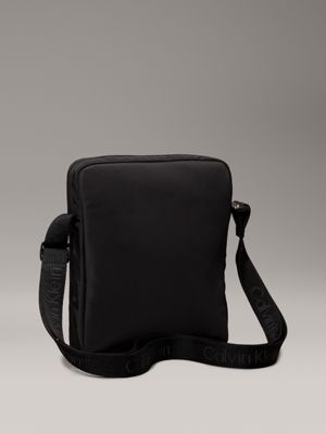 black large reporter bag for men calvin klein jeans