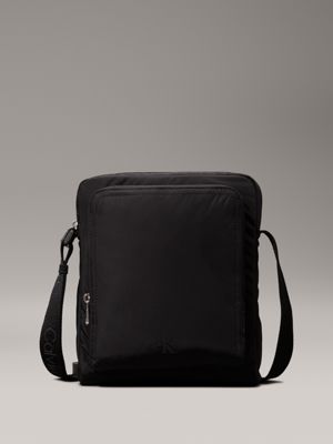 black large reporter bag for men calvin klein jeans