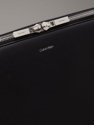 black laptop folio for men calvin klein