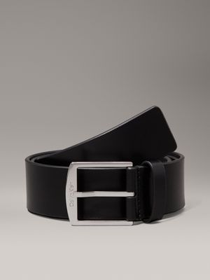 black leather belt for men calvin klein