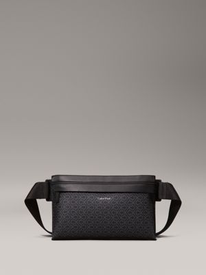 black logo bum bag for men calvin klein