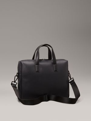 ck black laptop bag for men calvin klein