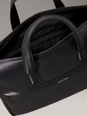 ck black laptop bag for men calvin klein