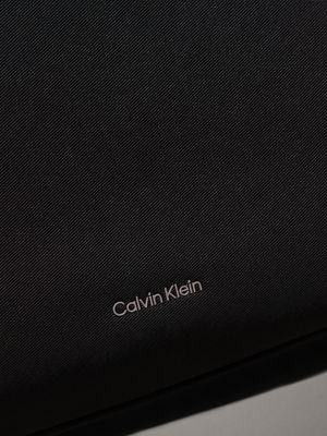 ck black roll top backpack for men calvin klein