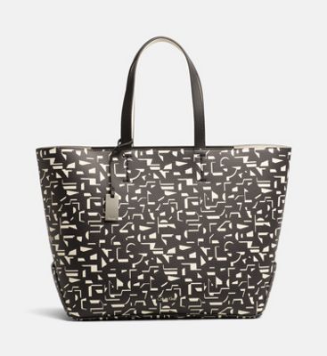 calvin klein black and white handbag