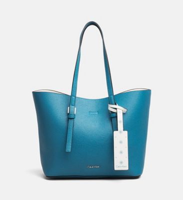 blue calvin klein handbag