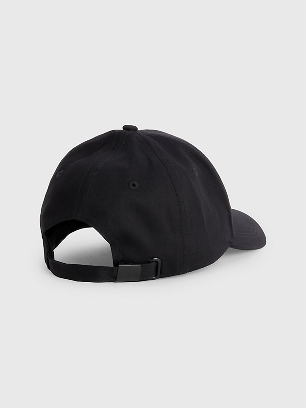 black cotton twill cap for women calvin klein