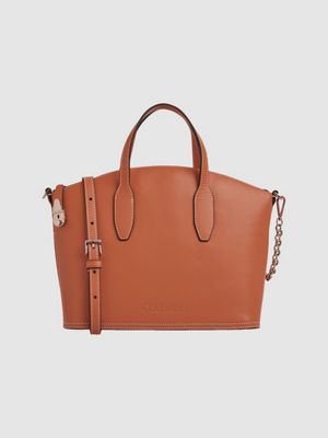 calvin klein leather tote