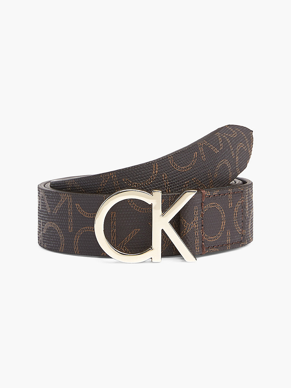 BROWN MONO Cintura Con Logo All-Over undefined donna Calvin Klein