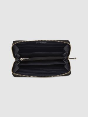 calvin klein zip wallet