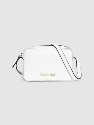 calvin klein white shoulder bag