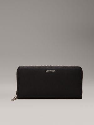 Calvin klein large shop zip around wallet