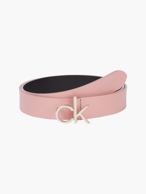 pink calvin klein belt