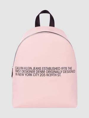 pink calvin klein backpack