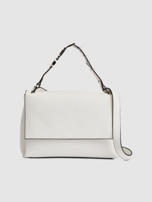 calvin klein white shoulder bag