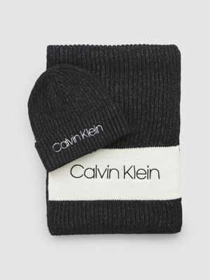 Schuur zo veel onwetendheid Wool Blend Beanie and Scarf Gift Set Calvin Klein® | K60K607278BAX