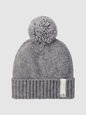 Wool Blend Pom Pom Beanie Calvin Klein® |