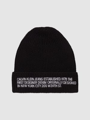 berretto ricamato  da donne calvin klein jeans
