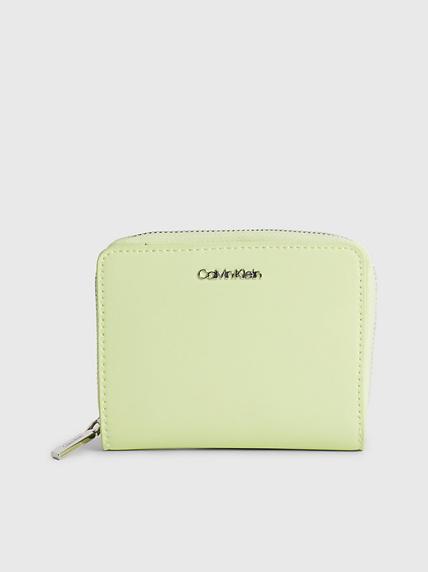 SPIRIT GREEN Recycled RFID Zip Around Wallet for women CALVIN KLEIN