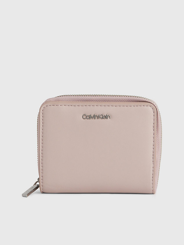 grey rfid zip around wallet for women calvin klein