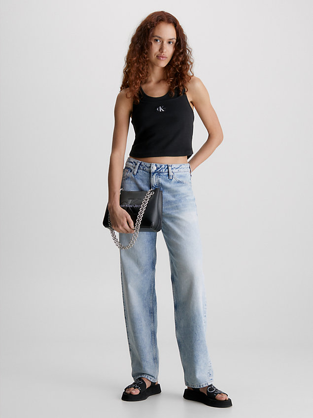 black wielofunkcyjna torba na ramię dla kobiety - calvin klein jeans