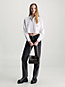 black/metallic logo convertible shoulder bag for women calvin klein jeans