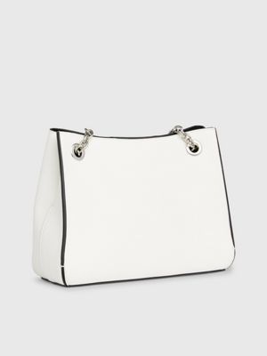 Calvin klein outlet white shoulder bag