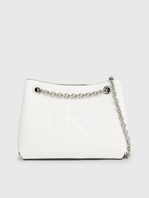 White calvin outlet klein handbag