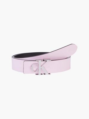pink calvin klein belt