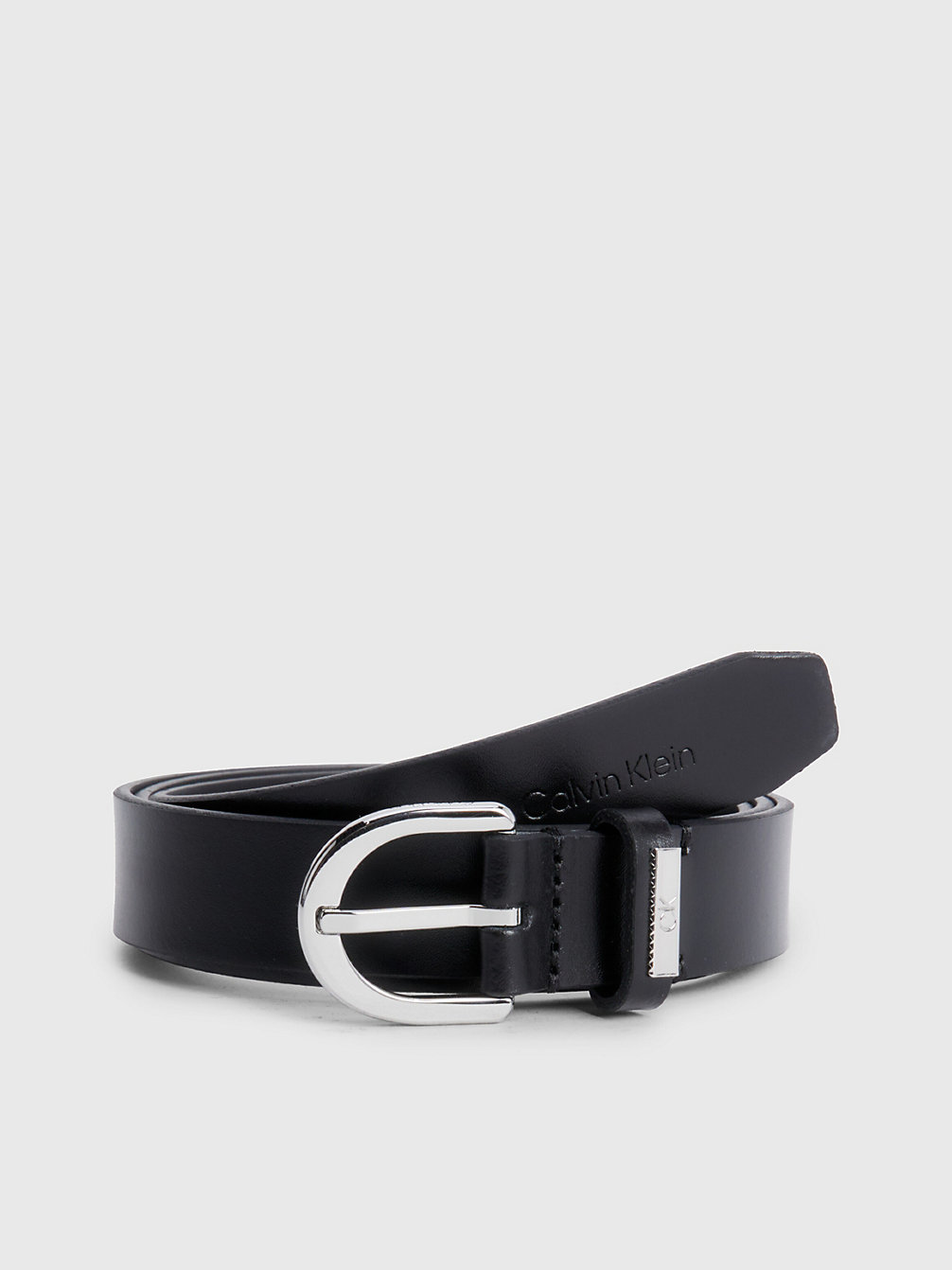 CK BLACK Cintura In Pelle undefined donna Calvin Klein