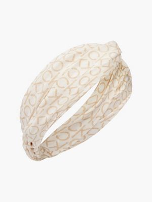 fascia per capelli intrecciata  da donne calvin klein