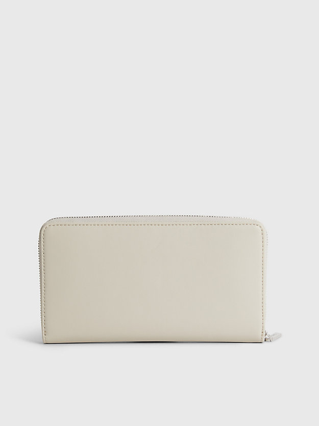 STONEY BEIGE Large Recycled RFID Wallet for women CALVIN KLEIN
