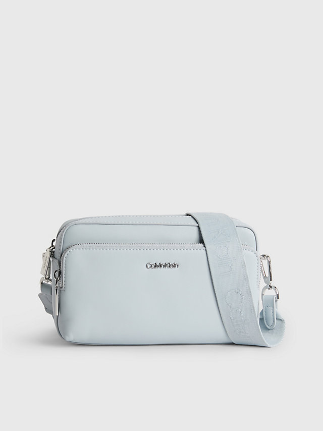 Pearl Blue > Große Crossbody Bag Aus Recyceltem Material > undefined Damen - Calvin Klein