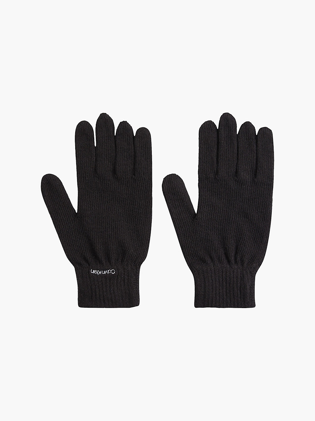 CK BLACK Organic Cotton Blend Gloves undefined women Calvin Klein