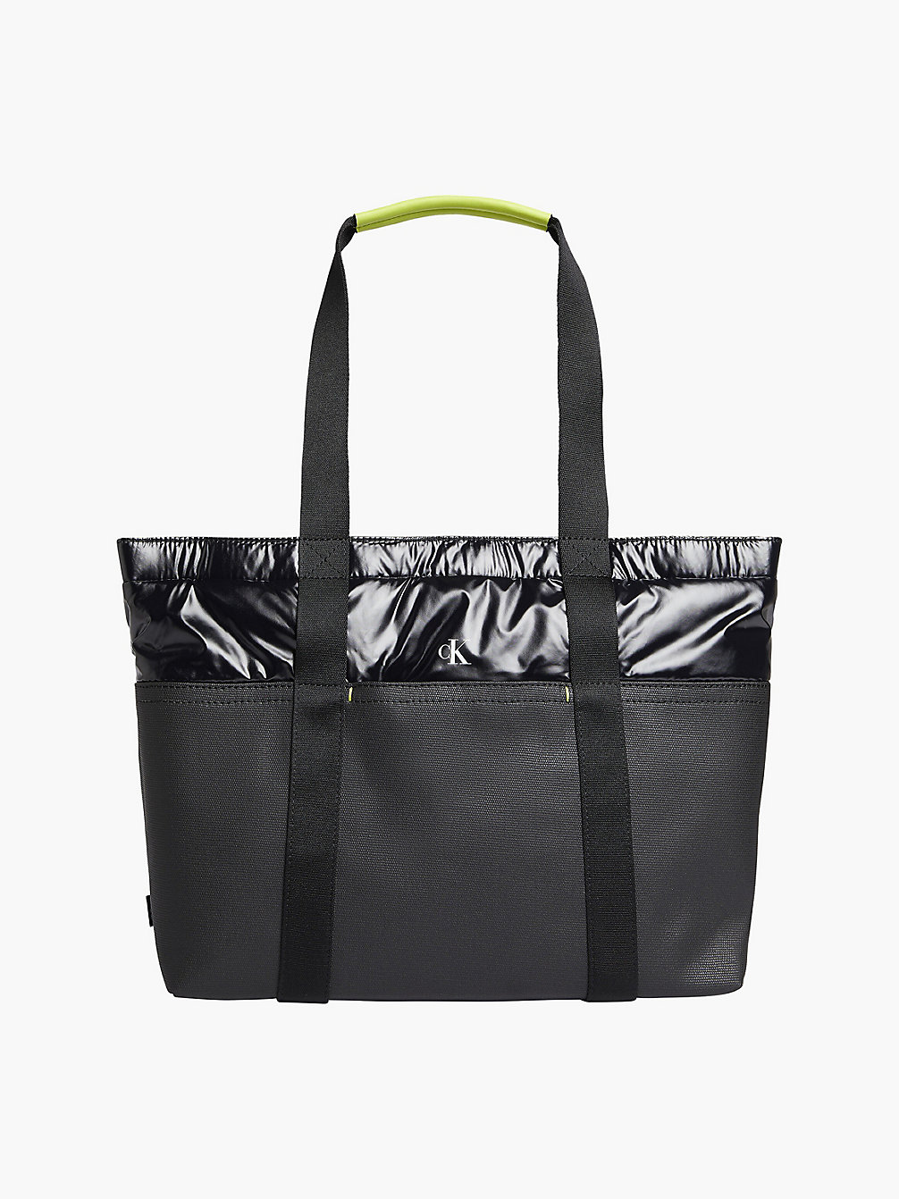 BLACK Puffer Tote Bag undefined women Calvin Klein