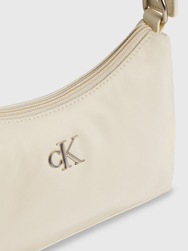 eggshell recycled shoulder bag for women calvin klein jeans
