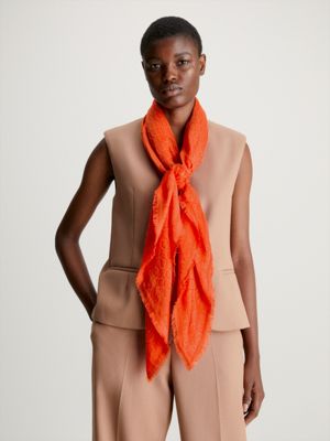 Orange scarf shop