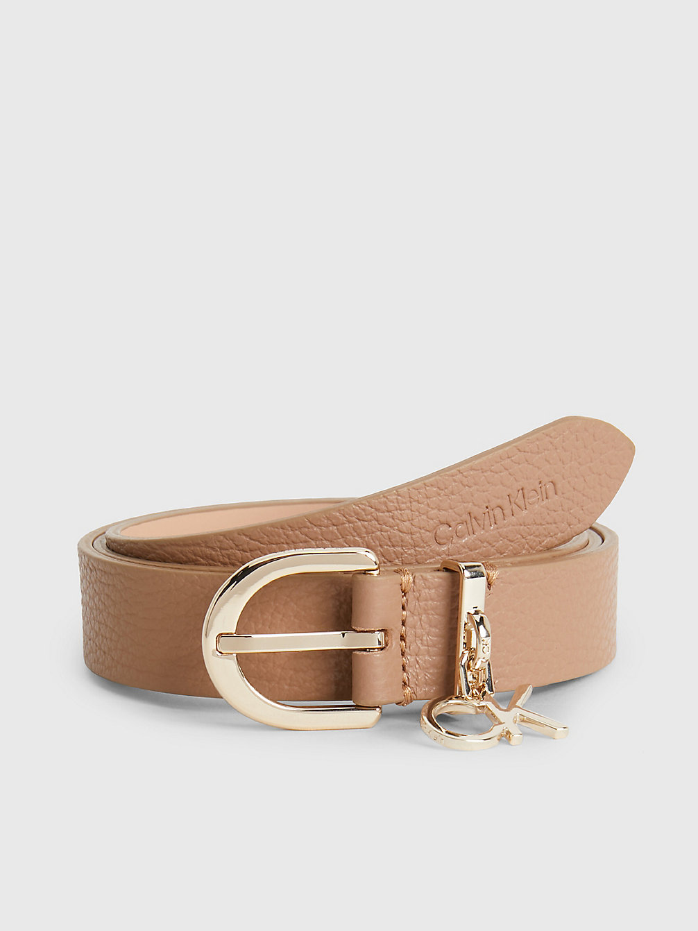 SAFARI CANVAS Cintura In Pelle Con Logo undefined donna Calvin Klein