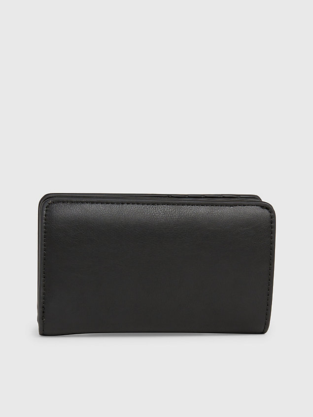 black mały dwuczęściowy portfel dla kobiety - calvin klein