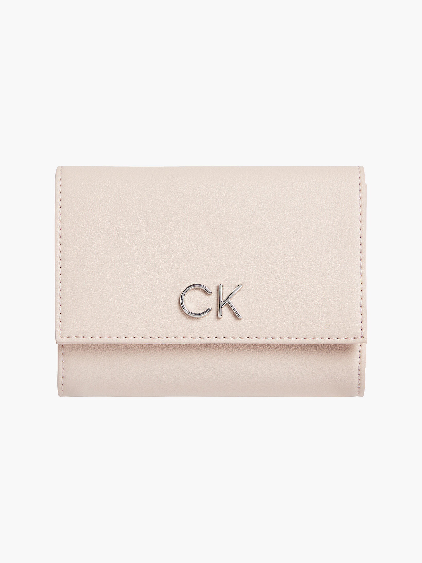 Spring Rose Recycled Faux Leather Trifold Rfid Wallet undefined women Calvin Klein