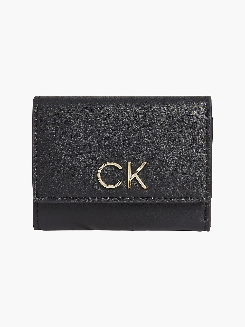 CK BLACK > In Drieën Gevouwen Mini Portemonnee > undefined dames - Calvin Klein