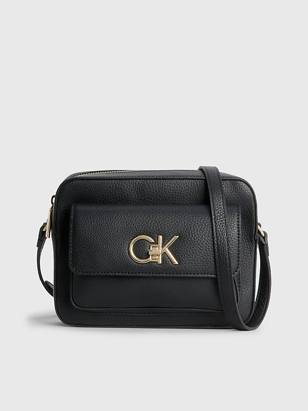 CK BLACK Recycled Crossbody Bag for women CALVIN KLEIN
