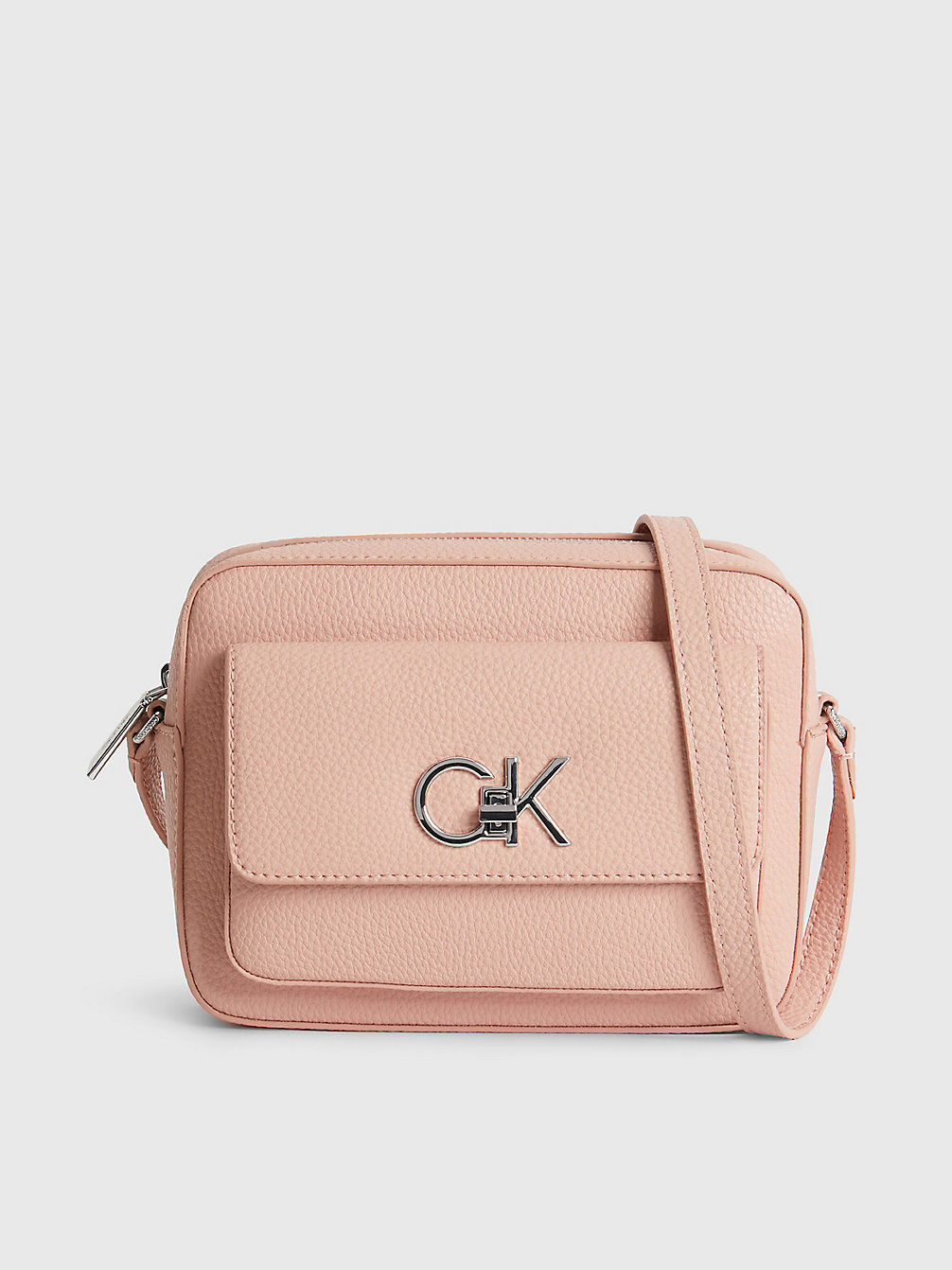 CAFE AU LAIT Recycled Crossbody Bag undefined women Calvin Klein