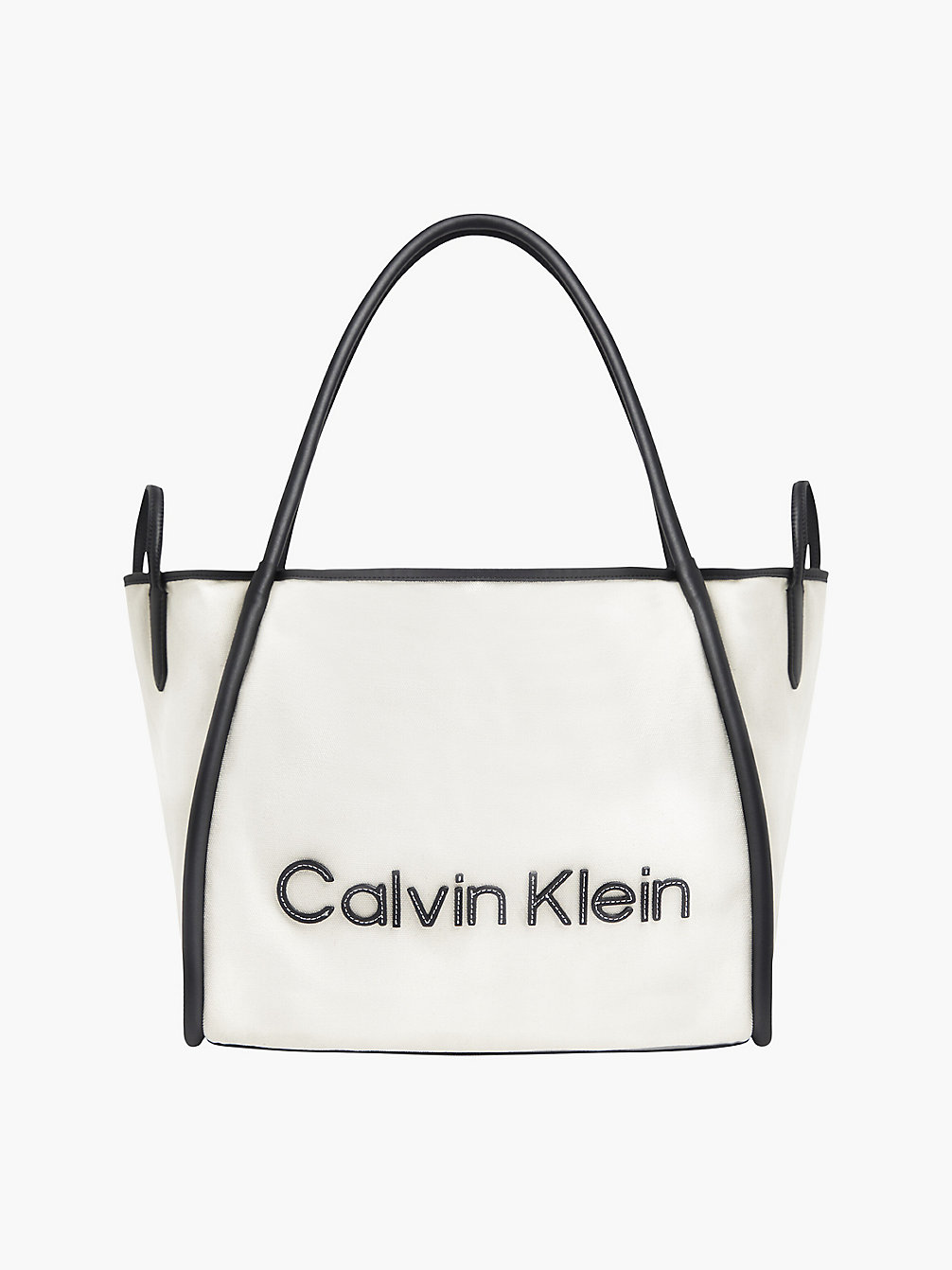 SAND Recycled Canvas Tote Bag undefined women Calvin Klein