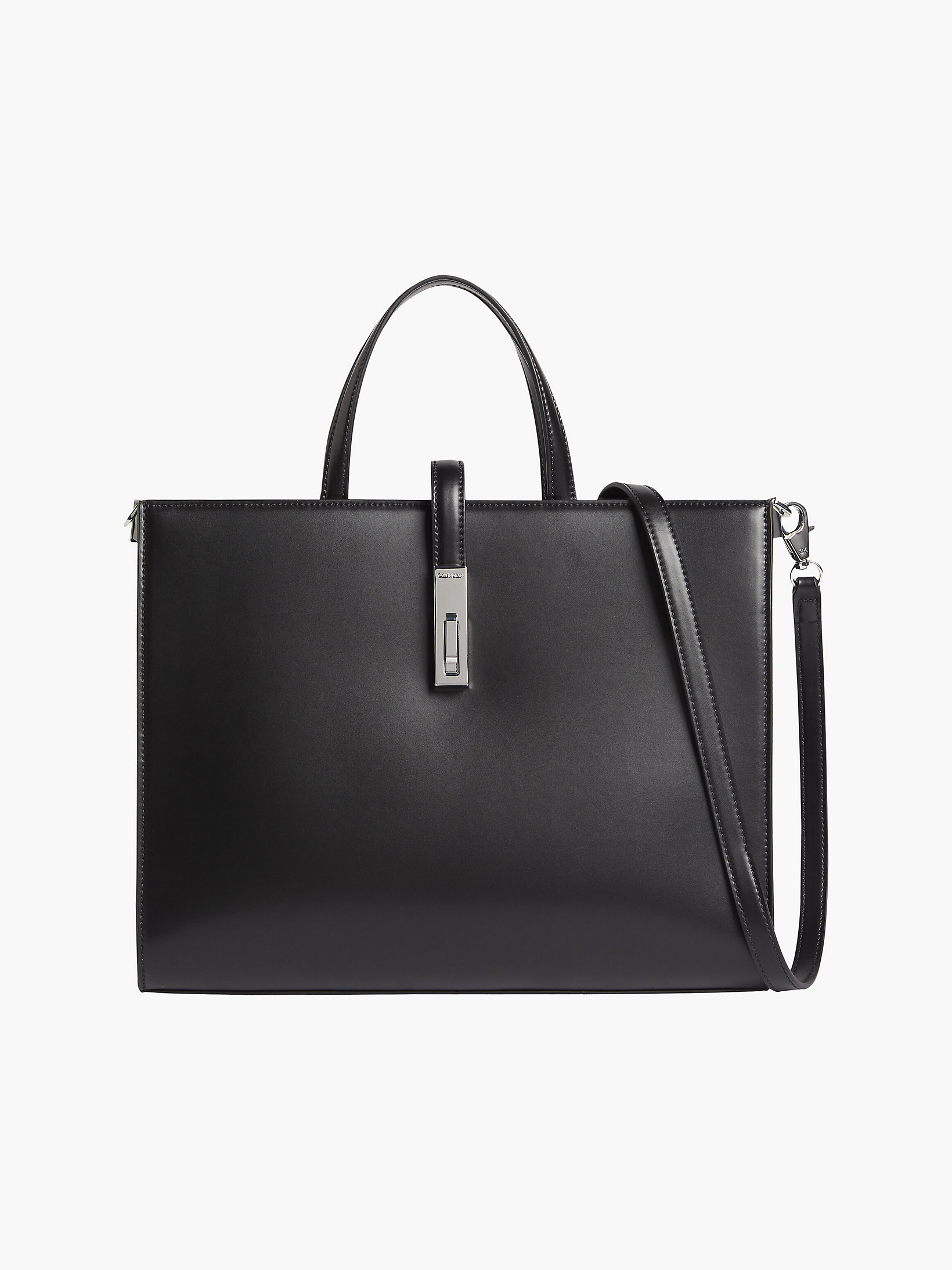 CK Black Recycled Tote Bag undefined women Calvin Klein