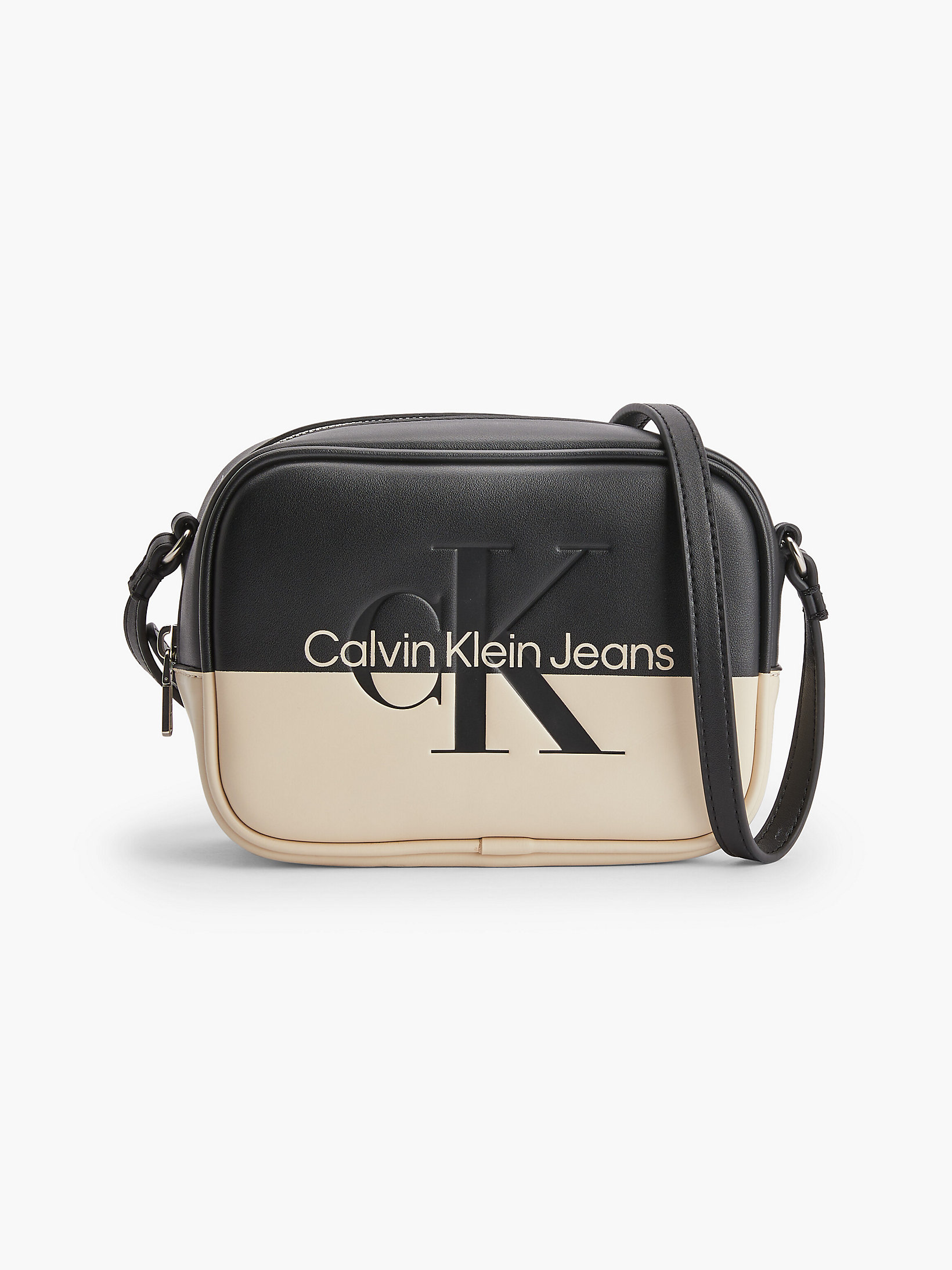 Black/white > Маленькая сумка через плечо с логотипом > undefined Женщины - Calvin Klein