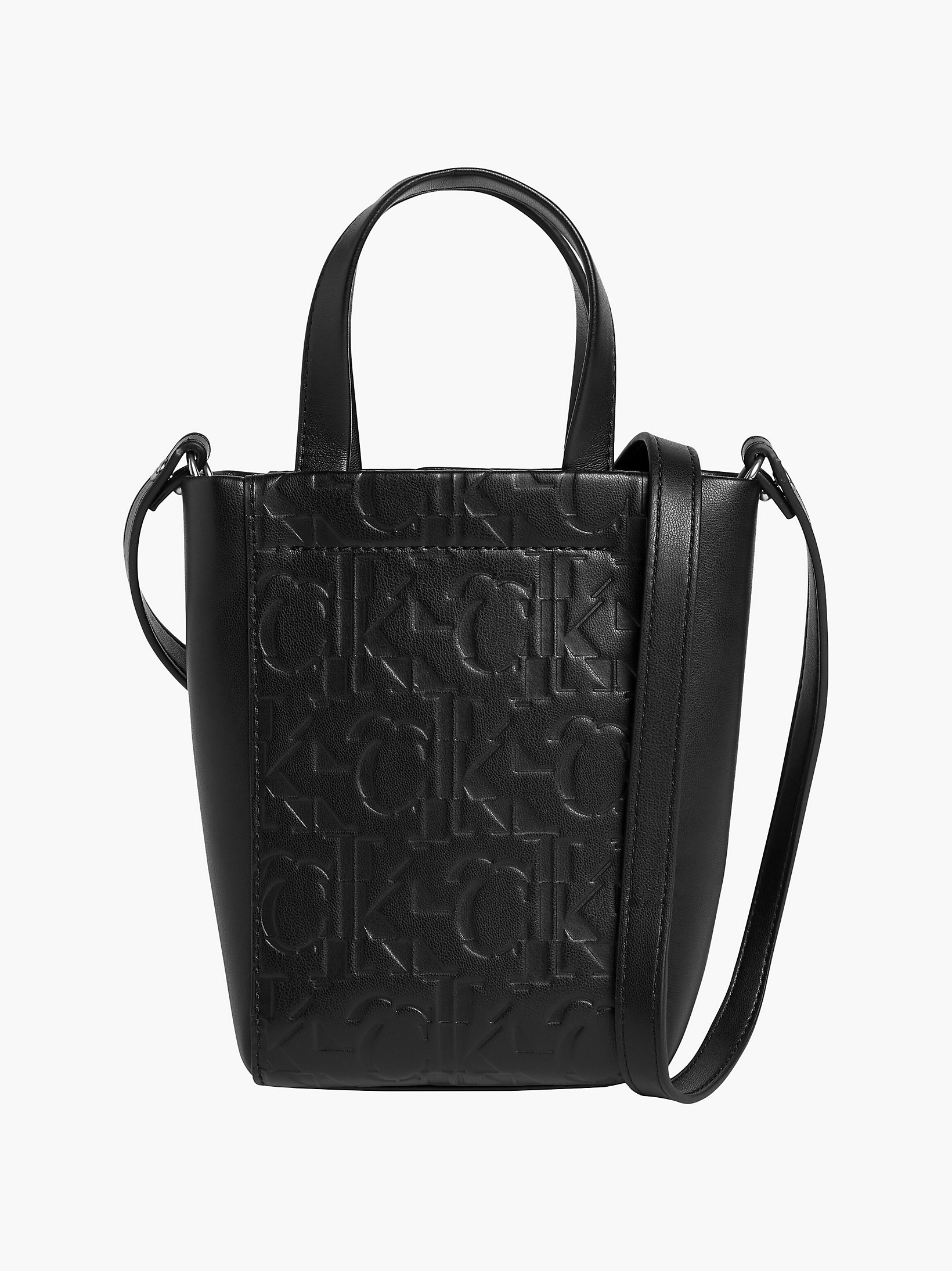 Black Logo Mini Tote Bag undefined women Calvin Klein