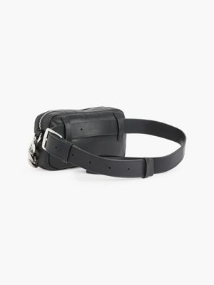 black recycled bum bag for women calvin klein