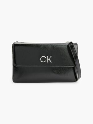  shiny crossbody bag for women calvin klein